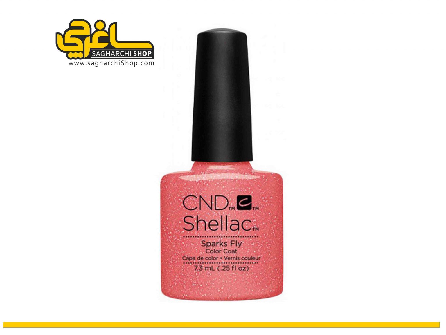 لاک ژل SparksFly لاک ژل 7.3 میلی لیتر سی ان دی CND Sparks Fly تولید آمریکا میباشد. کمپانی آمریکایی CND از جمله برندهای پر افتخار دهه اخیر میباشد که محصولات خود...