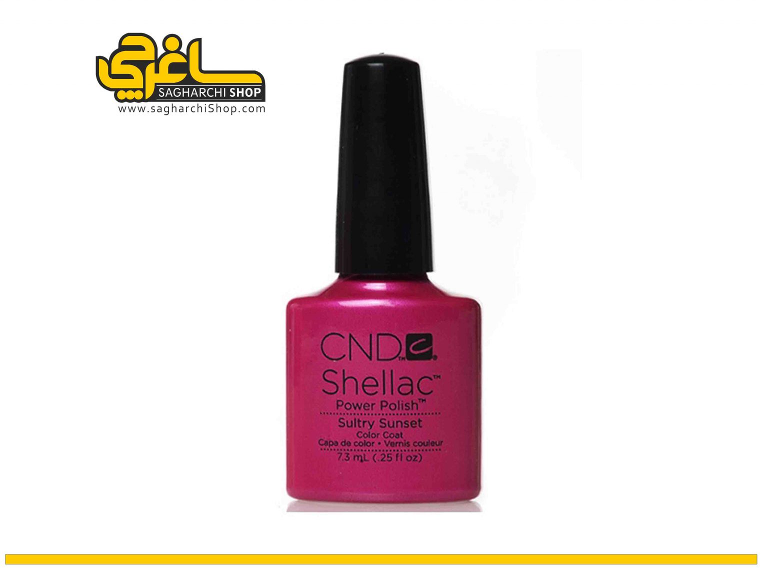 لاک ژل SultrySunset لاک ژل 7.3 میلی لیتر سی ان دی CND Slutry Sunset تولید آمریکا میباشد.کمپانی آمریکایی CND از جمله برندهای پر افتخار دهه اخیر میباشد که محصولات خود...