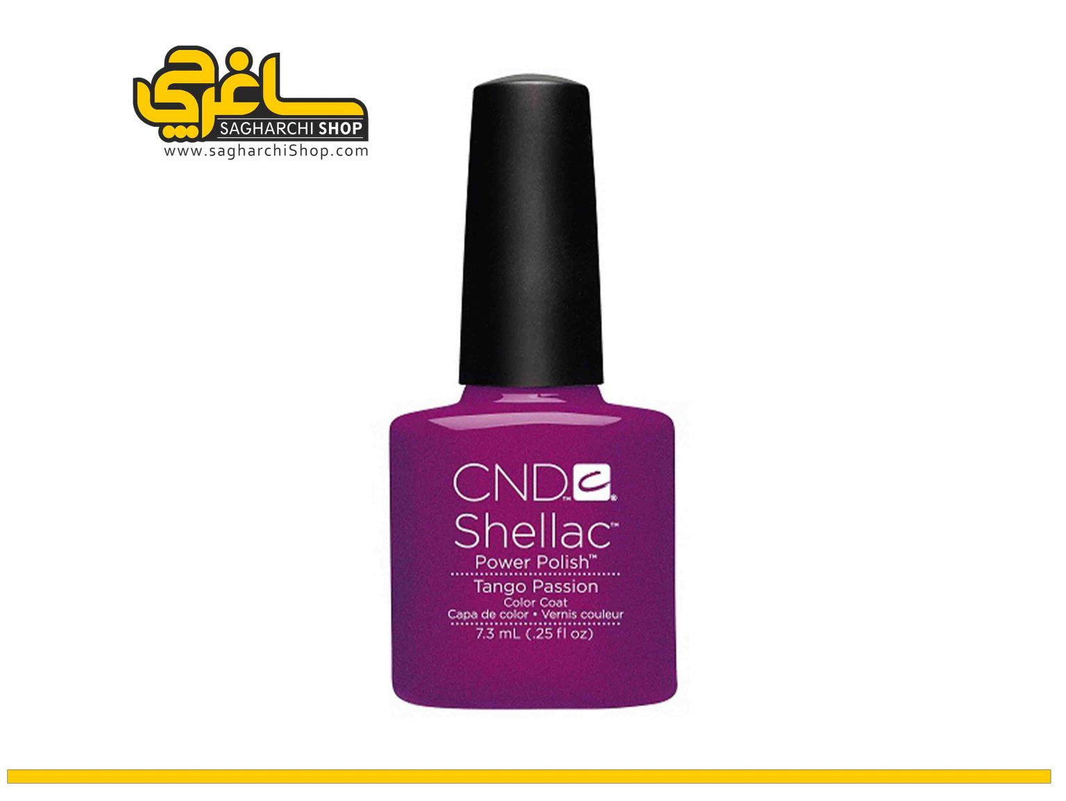 لاک ژل TangoPassion لاک ژل 7.3 میلی لیتر سی ان دی CND Tango Passion تولید آمریکا میباشد.کمپانی آمریکایی CND از جمله برندهای پر افتخار دهه اخیر میباشد که محصولات خود...
