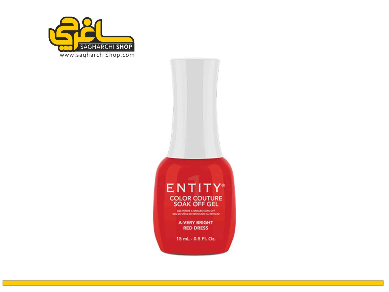 لاک ژل A-VERY BRIGHT RED DRESS برند ENTITY کد 115