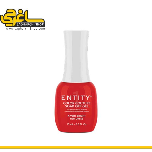 لاک ژل A-VERY BRIGHT RED DRESS برند ENTITY کد 115