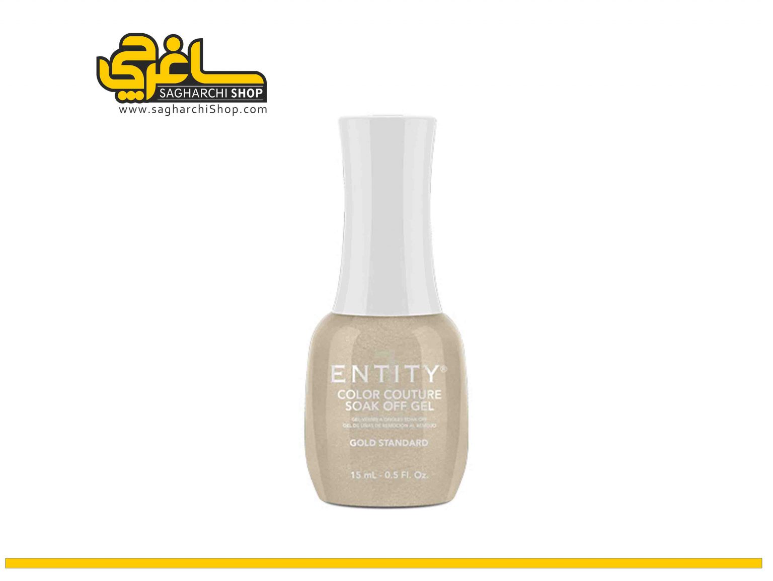 لاک ژل GOLD STANDARD برند ENTITY کد 105 لاک ژل GOLD STANDARD برند ENTITY کد 105