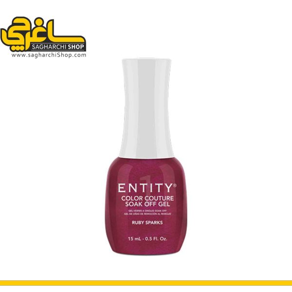 لاک ژل RUBY SPARKS برند ENTITY کد 94