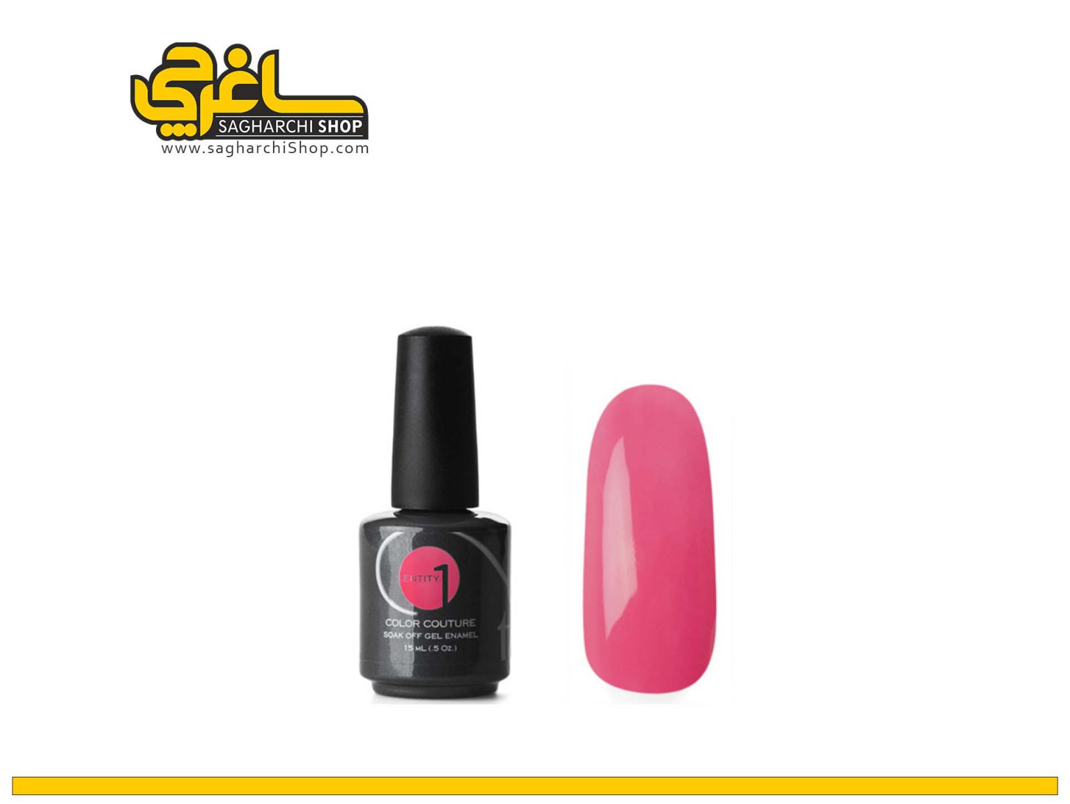 لاک ژل pretty precious peonies کد 21 برند Entity