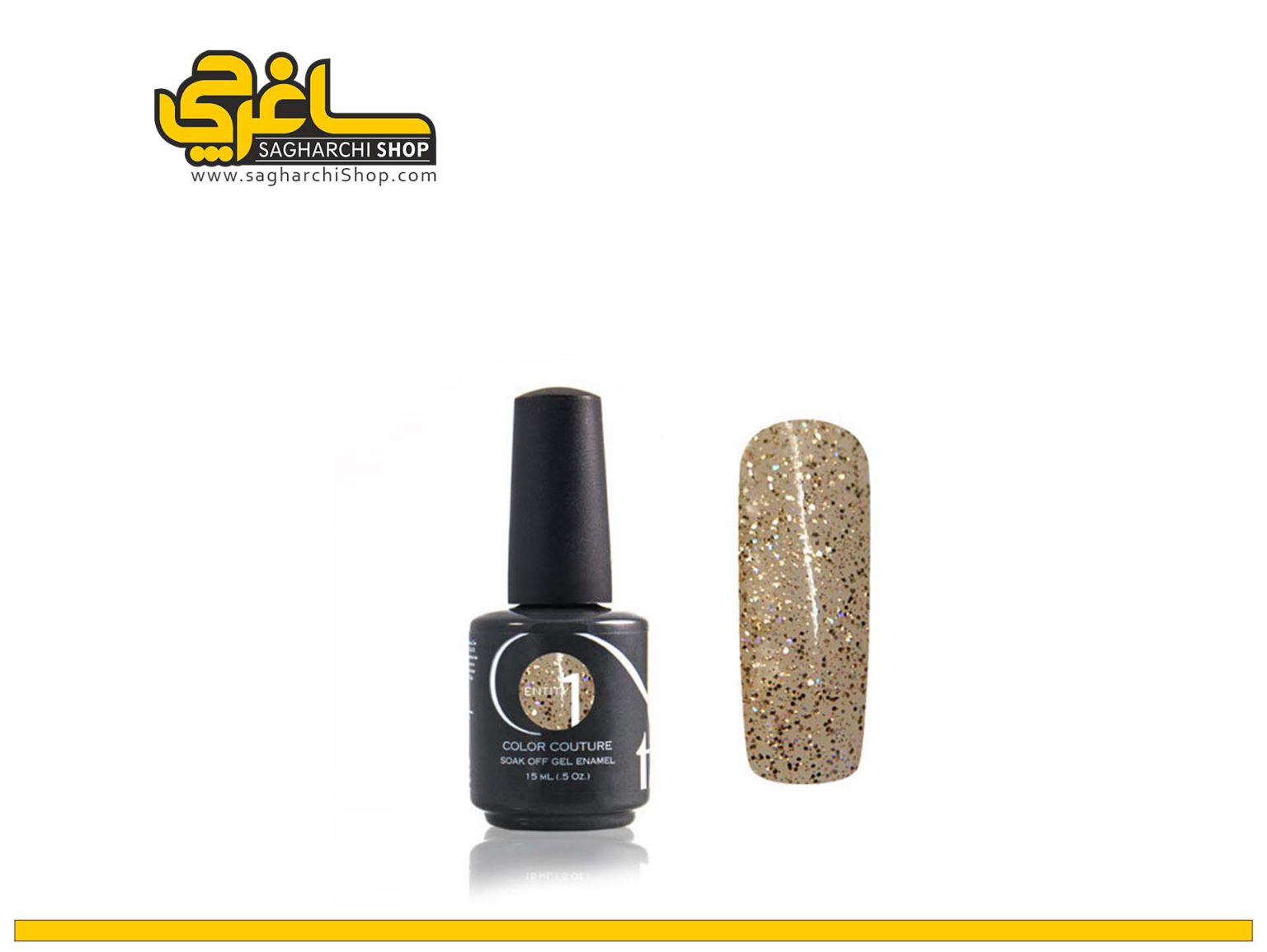 لاک ژل golden starlet کد 42 برند Entity