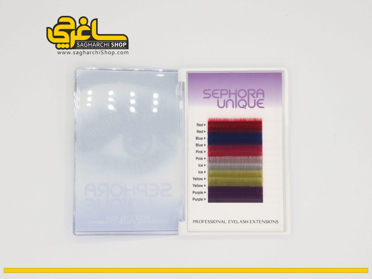 پالت مژه Sephora Unique تکنیک ساخت رنگی - Image 2