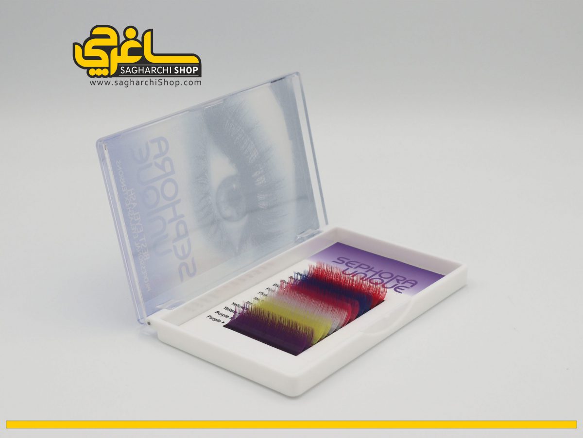 پالت مژه Sephora Unique تکنیک ساخت رنگی - Image 4