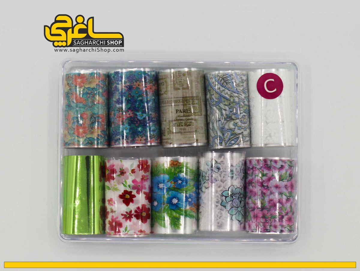 فویل دیزاین جعبه ای کد C فویل دیزاین ناخن کد C یکی از ابزارهای طراحی ناخن است که به وسیله آن میتوانید طراحیهای زیادی انجام دهید. به علاوه، این محصول را میتوانید روی پودر، لاک...