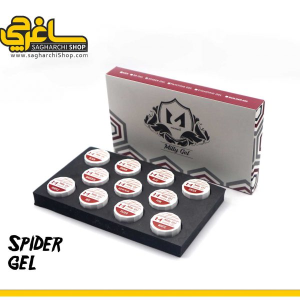 پک 11 عددی Milly Gel - Spider gel