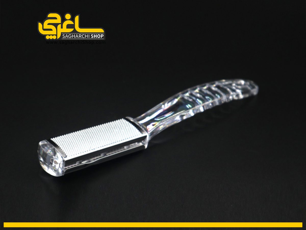 رنده کف پا پلاستیکی شفاف