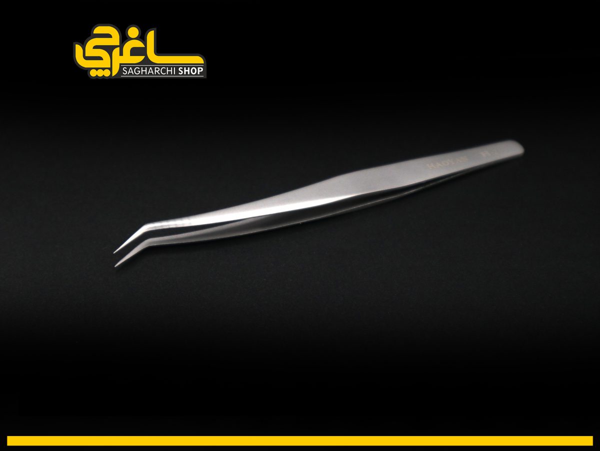 پنس 45 درجه HAOYAN L پنس 45 درجه هاویان ال HAOYAN L از جمله لوازم کاربردی و مناسب برای کاشت و اکستنشن مژه می باشد.اکستنشن مژه روشی است برای زیباتر شدن مژهها...