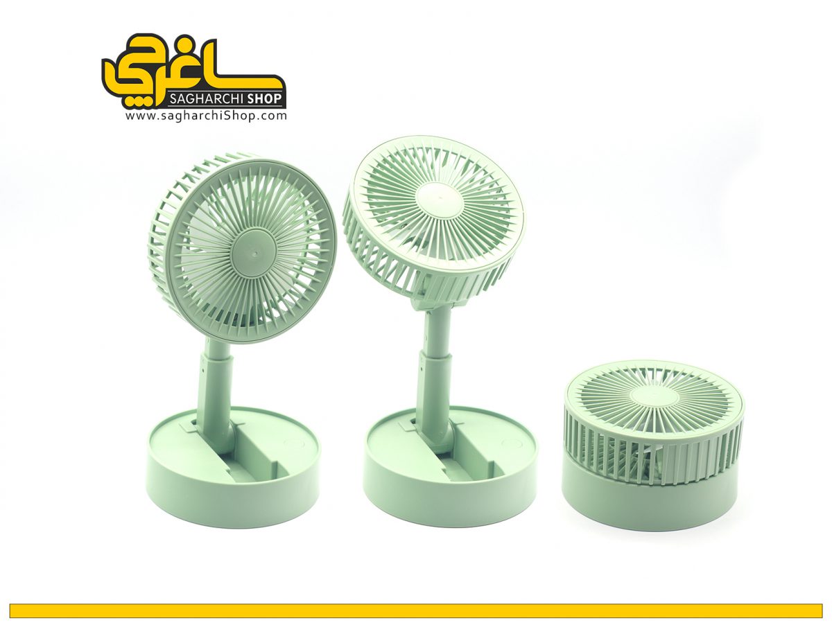 فن تاشو کوچک سبز فن تاشو کوچک سبز