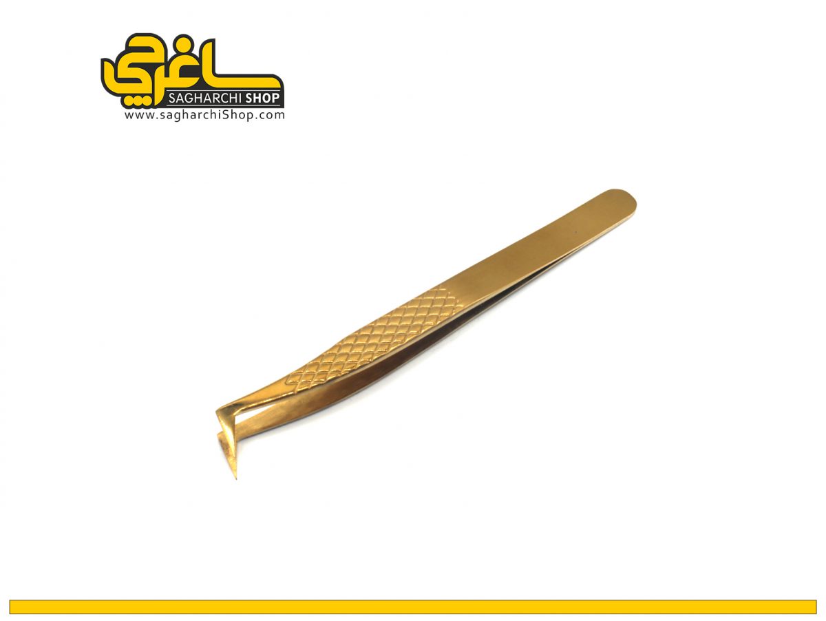 پنس مژه 90 درجه ML طلایی پنس مژه 90 درجه ML طلایی