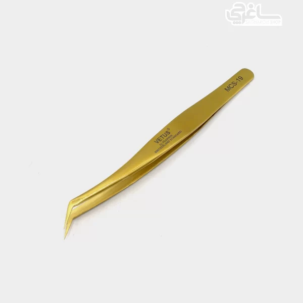 پنس مژه 45 درجه وتوس Vetus مدل MCS-19 از جمله لوازم کاربردی و مناسب برای کاشت و اکستنشن مژه میباشد.اکستنشن مژه روشی است برای زیباتر شدن مژهها...