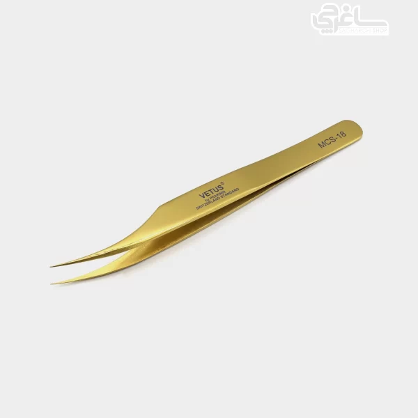 پنس مژه سردلفینی وتوس Vetus مدل MCS-18 از جمله لوازم کاربردی و مناسب برای کاشت و اکستنشن مژه می باشد.اکستنشن مژه روشی است برای زیباتر شدن مژه ها...