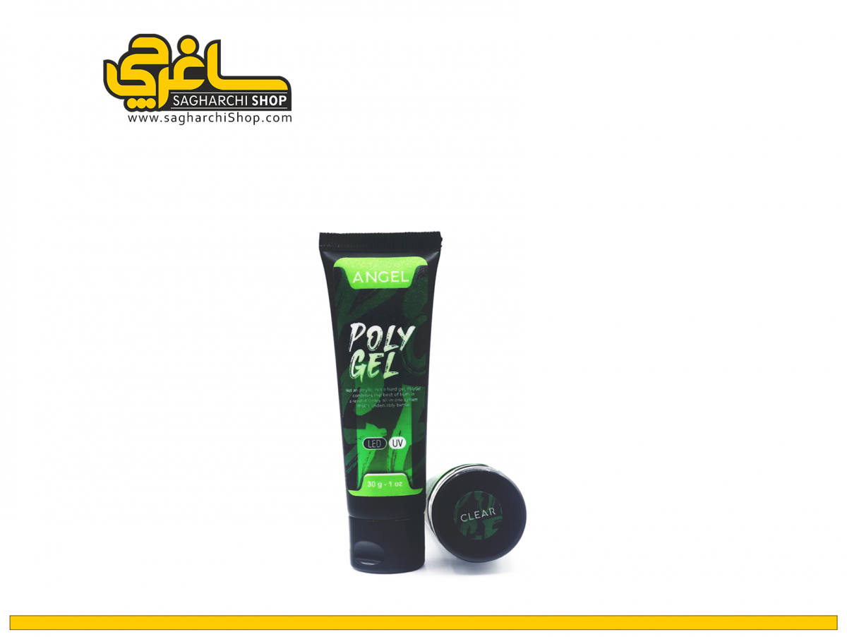 5 پلی ژل ناخن انجل Poly gel Angel Clear - Image 4