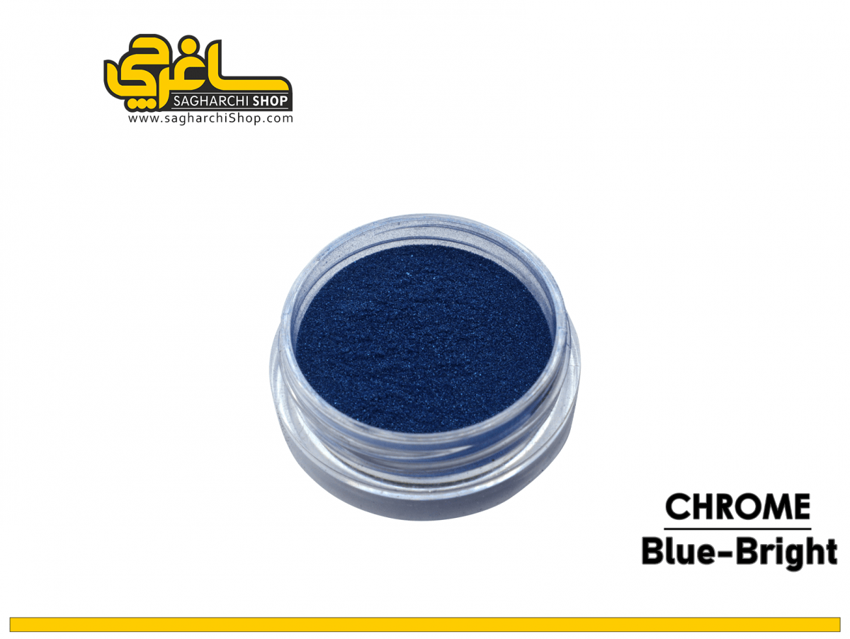 کروم گلیتر آبی تیره پودر کروم آبی تیره - Image 1