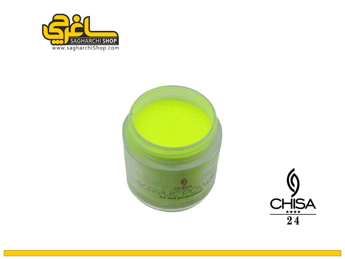 پودر رنگی کد 24 چیسا CHISA پودر رنگی کاشت ناخن کد 24 چیسا CHISA - Image 1