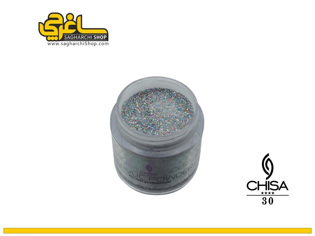 پودر رنگی کد 30 چیسا CHISA پودر رنگی کاشت ناخن کد 30 چیسا CHISA - Image 1