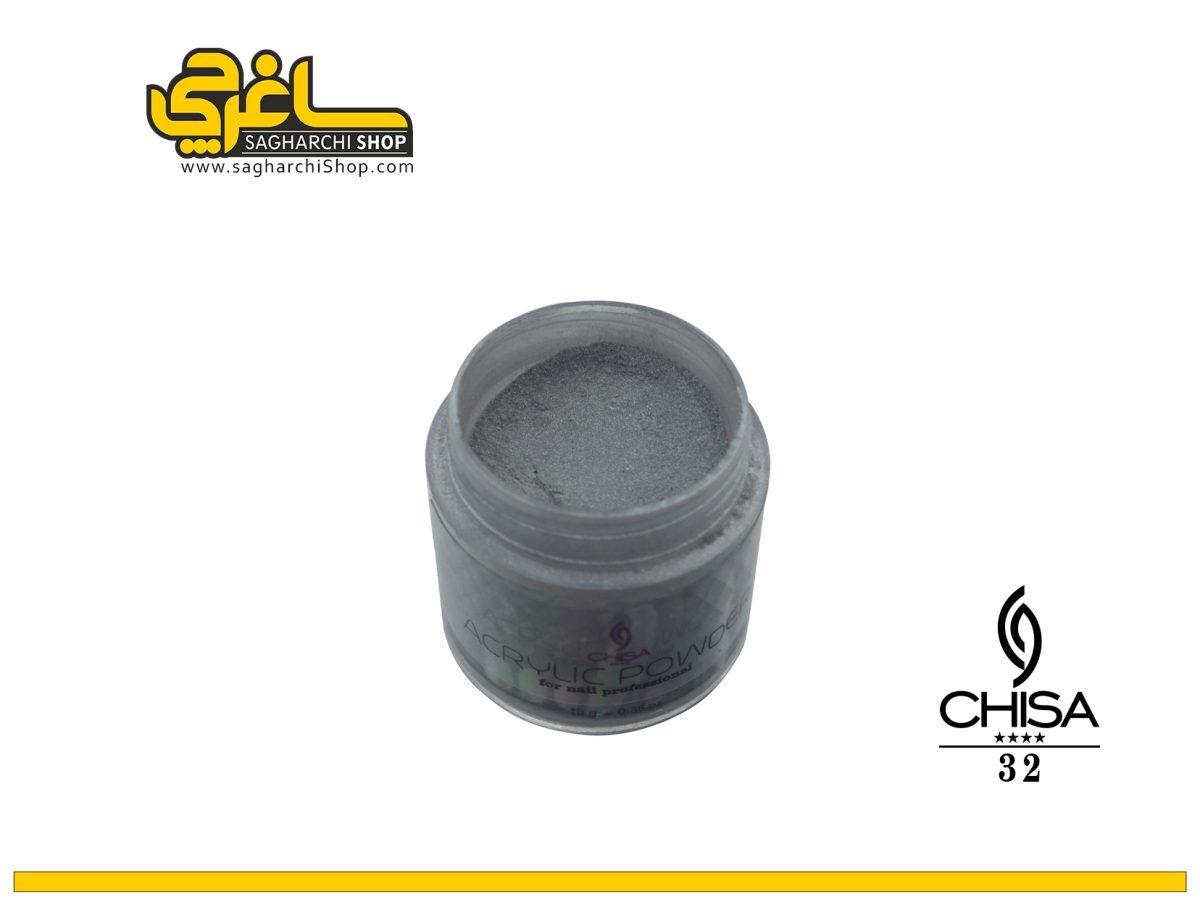 پودر رنگی کد 32 چیسا CHISA پودر رنگی کاشت ناخن کد 32 چیسا CHISA - Image 1