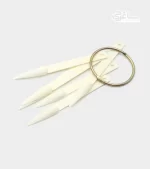 پالت طراحی سوییچی حلقه فلزی رنگ شیری - Image 2