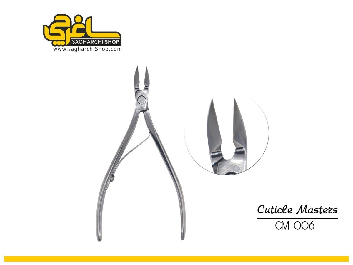 نیپر کیوتیکول مستر Cuticle Master کد 06 نیپر کیوتیکول مستر Cuticle Master کد 06 از جنس استیل تولیدشده که به کمک آن، میتوان کوتیکولهای مرده و پوستههای اضافی را از روی ناخن برداشت. هر چقدر...
