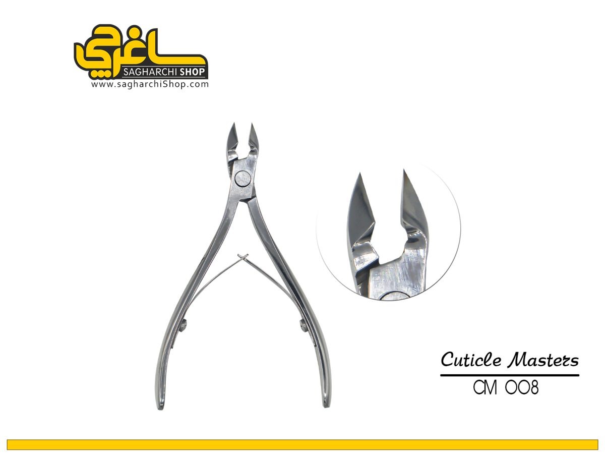 نیپر کیوتیکول مستر Cuticle Master کد 08 نیپر کیوتیکول مستر Cuticle Master کد 08 از جنس استیل تولیدشده که به کمک آن، میتوان کوتیکولهای مرده و پوستههای اضافی را از روی ناخن برداشت...