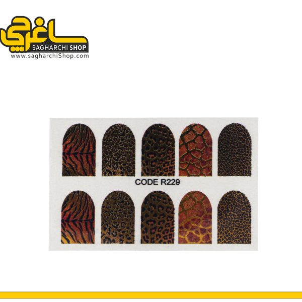 لنز ناخن طلاکوب کد 229