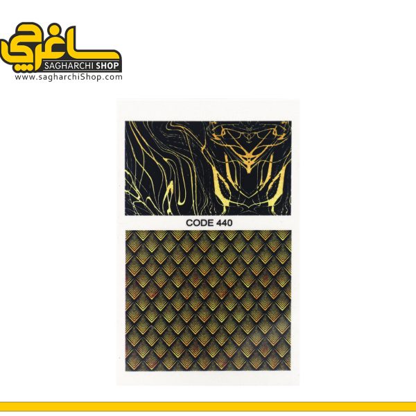 لنز ناخن طلاکوب کد 440