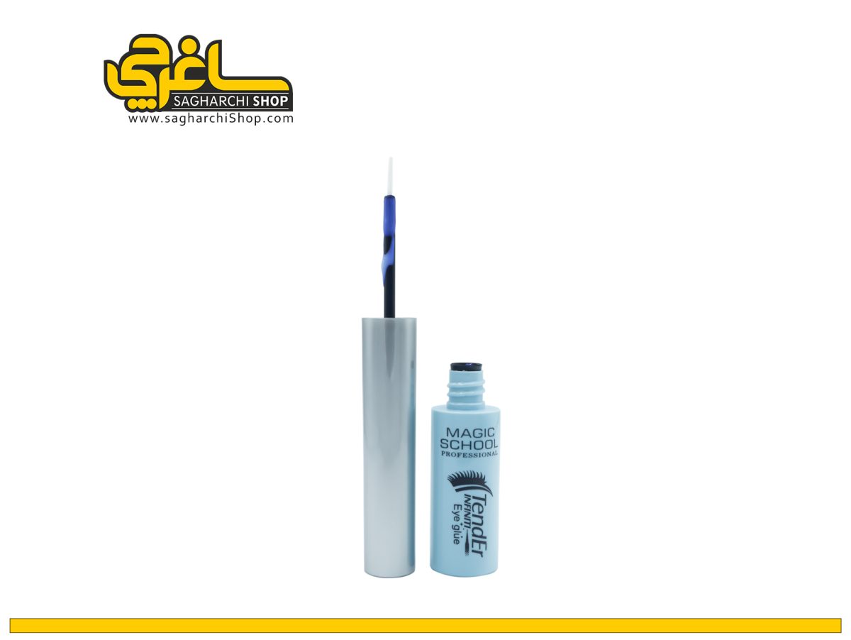 چسب موقت مژه Magic School بی رنگ 2 چسب مژه موقت 7 گرم برس دار مجیک اسکول Magic School - Image 4