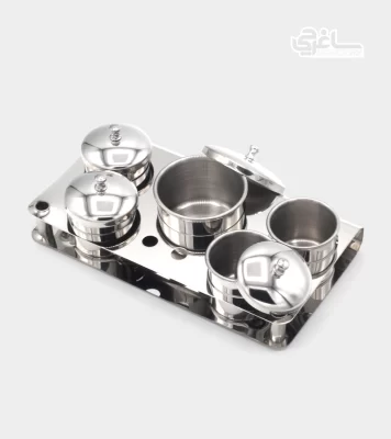 گوده استیل 5 عددی لیکوئید و پودر کاشت ناخن - Image 2