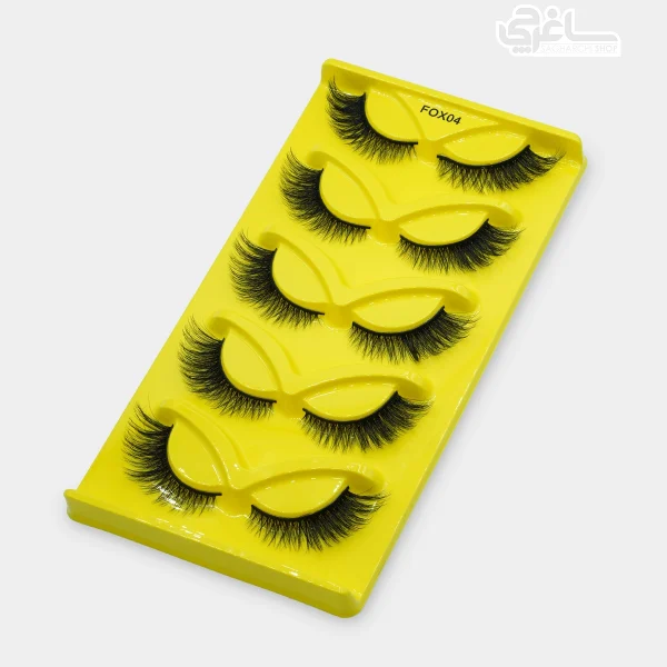 مژه 5 جفتی یک سره fox